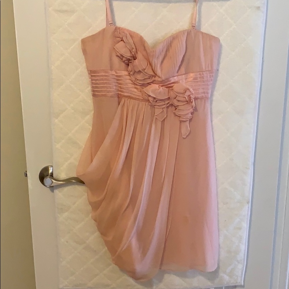 BCBG Maxazria pink floral dress